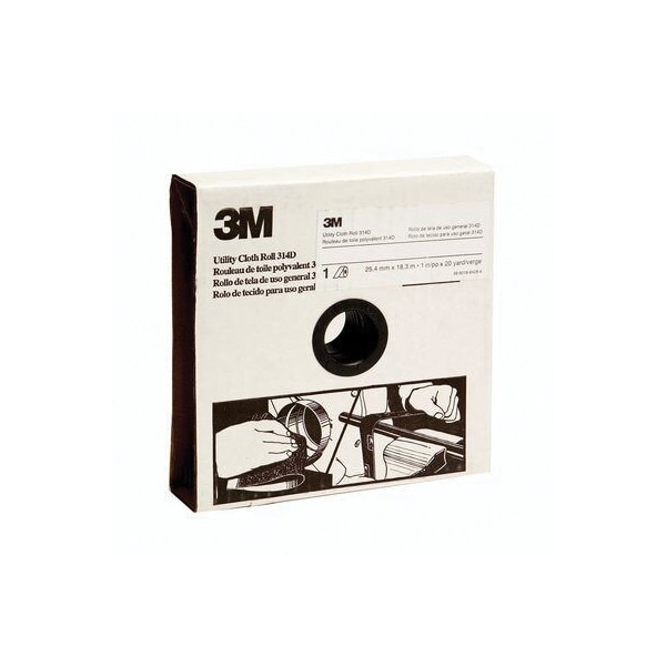 3M 3M Utility Cloth Roll 314D, 1 in x 20 yd P120 J-weight 7000118503 - main